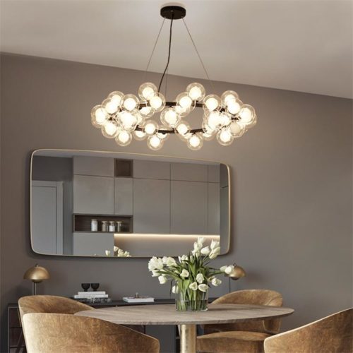 Dutti Contemporary Led Chandelier Creative Personality Living Room Dutti D0023 Contemporary Led Chandelier Creative Personality Living Room Nordic Minimalist Luxury Restaurant Designer Bedroom Clothing