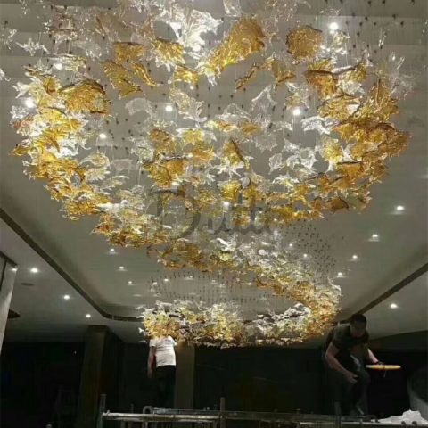 Non-standard LED Pendant Lights customization 5 star Hotel hall