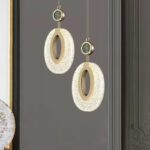 D0112 Dutti LED Brass Crystal Earrings Modern Chandelier for Dining Room, Living Room, Showroom, Ballroom