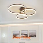 Dutti D0027 LED Chandelier Living room lamp led ceiling lamp post modern minimalist  3 ring atmosphere room bedroom lamp home creative personality office round single circle 40CM