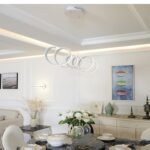 Dutti D0028 LED chandelier creative personality dining chandelier living room Nordic modern minimalist art geometric dimming