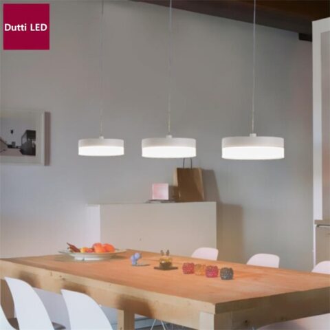 Dutti D0041 LED Pendant Light for restaurant living room dining table simple modern personality creative Nordic lamps three office cylinder base LED chandelier