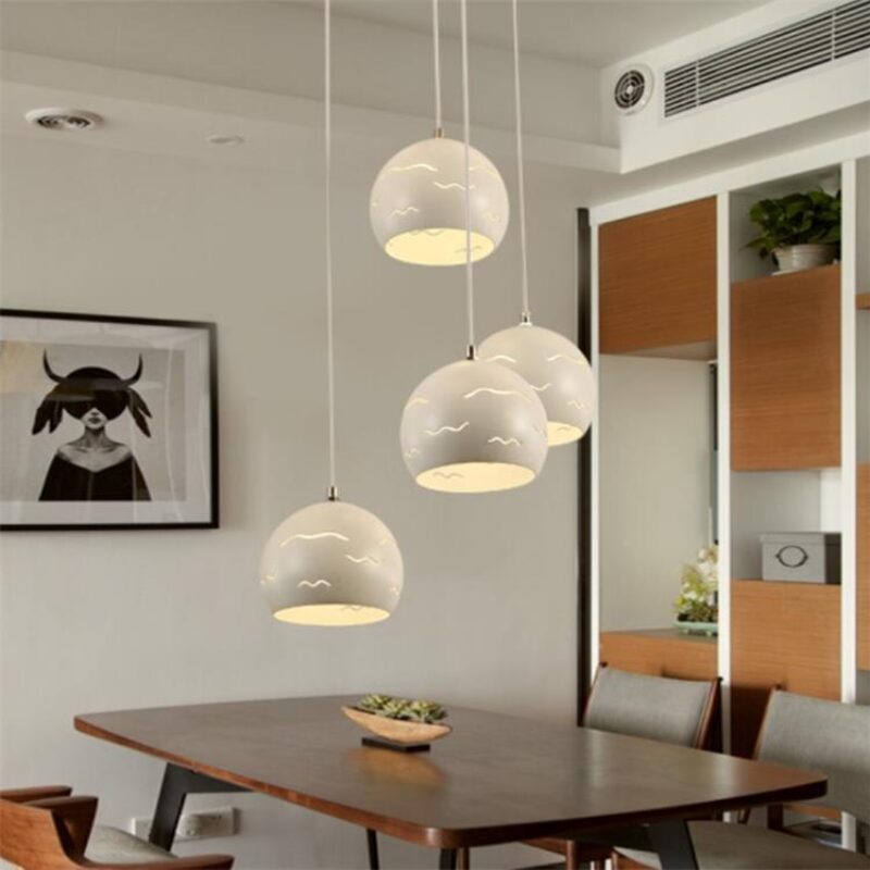 Dutti D0042 LED chandelier for restaurant kitchen island Nordic four creative personality modern minimalist European LED Pendant Light Inspiration