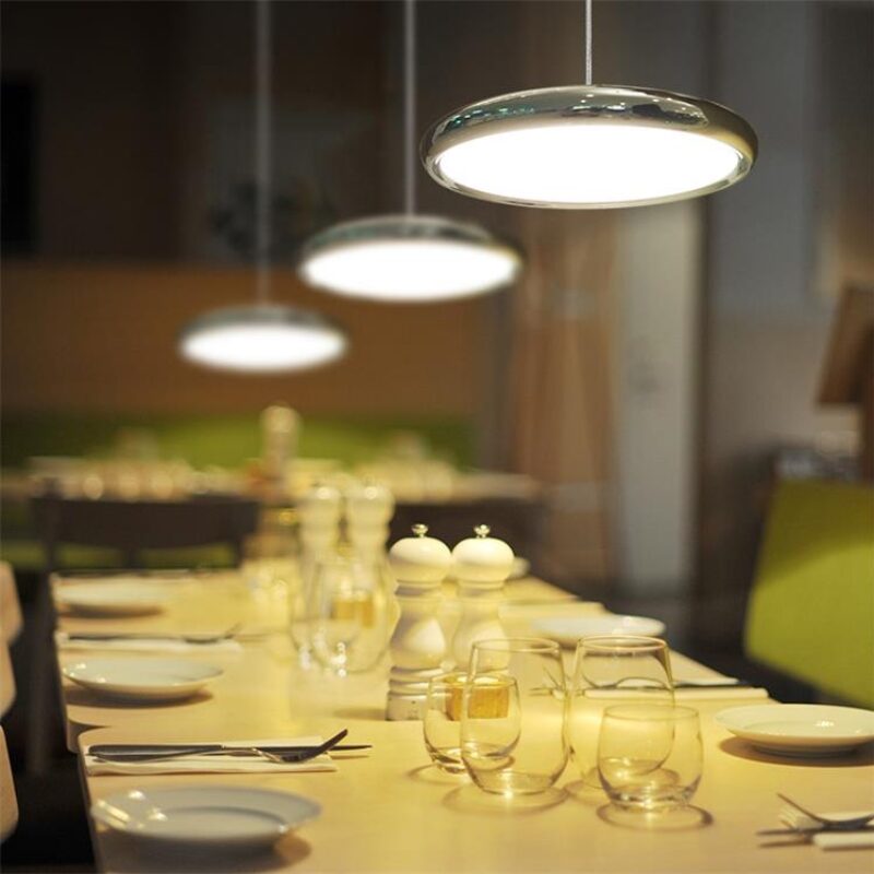 Dutti D0043 LED chandelier for restaurant bar kitchen island strip hanging LED Pendant Light post modern Nordic style lamps