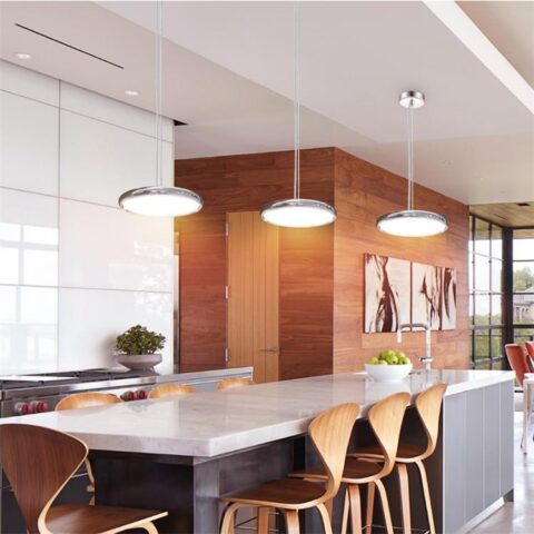 Dutti D0043 LED chandelier for restaurant bar kitchen island strip hanging LED Pendant Light post modern Nordic style lamps