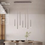 Dutti D0047 Modern minimalist LED bar chandelier personality company front cafe clothing store office Brushed Nickel gold restaurant