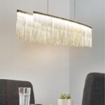 Dutti D0050 LED Pendant Light for restaurant living room bar villa Postmodern luxury art Nordic tassel creative atmosphere personality Designer chandelier