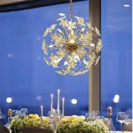 Dutti D0056 LED chandelier for clothing store restaurant living room dining room bedroom Nordic crystal warm romantic personality creative art postmodern lighting