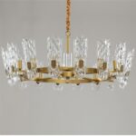 Dutti D0058 led pendant light for living room villa modern crystal simple European lamp atmosphere luxury American copper lighting