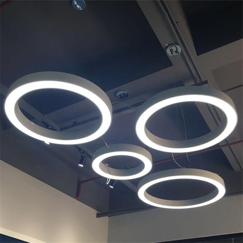 Dutti D0065 LED Pendant Light round ring industrial wind personality creative office hotel hanging chandelier lamps