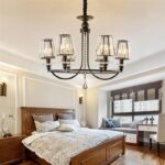 Dutti D0075 Crystal LED Chandelier American modern style for foyer restaurant living room dining room bedroom 2019 new simple wrought iron lamp European lights