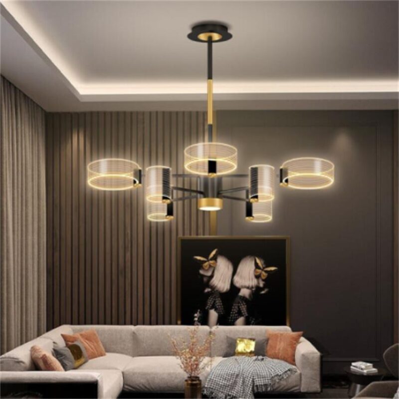 Dutti D0078 LED Chandelier for living room dining room Hotel Nordic post-modern minimalist bedroom creative lighting