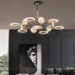 Dutti D0079 LED Chandelier for Living room restaurant Nordic luxury bedroom plating Promise toning Acrylic post-modern lighting