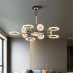 Dutti D0079 LED Chandelier for Living room restaurant Nordic luxury bedroom plating Promise toning Acrylic post-modern lighting