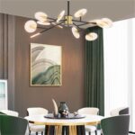 Dutti D0081 LED chandelier for living room dining room modern minimalist creative dining table stylish personality atmosphere acrylic infinite color changing