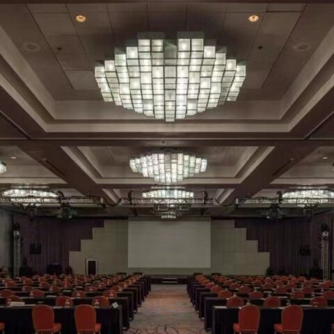 Dutti LED Aluminum Modern Chandelier: A Unique Lighting Solution for Banquet Halls Design OEM/ODM