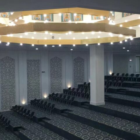 Dutti LED Large Brass Octagonal Non-standard Modern Chandelier OEM/ODM Custom for Conference Room