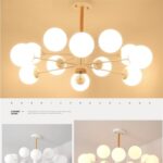 Dutti D0005 Wood LED Pendant Light for living room creative personality restaurant modern minimalist bedroom lamp study lamp solid wood led chandelier Rustic single head wall lamp high 42cm