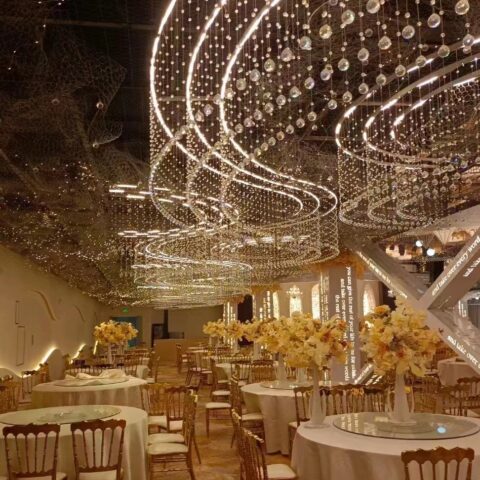 How to Choose Non-standard Modern Chandelier LED Lighting for Banquet Hall? Dutti Pendant Light