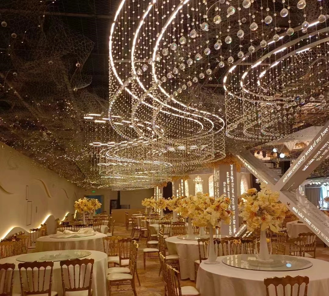 How to Choose Non-standard Modern Chandelier LED Lighting for Banquet Hall? Dutti Pendant Light