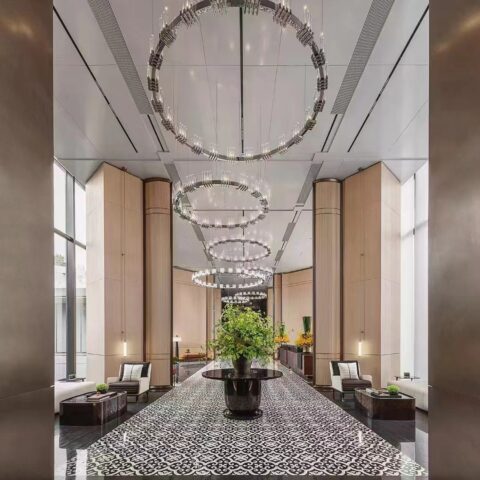 How to choose Non-standard Chandelier modern LED lighting for the Conference Center?