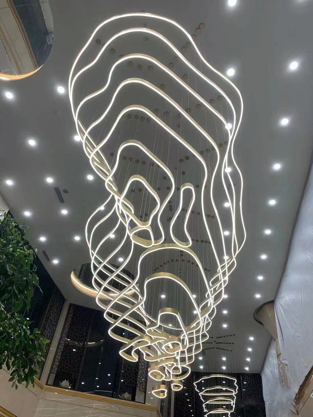 Dutti Non-standard mountain range LED Modern Chandelier Ceiling Lighting OEM custom for ballroom