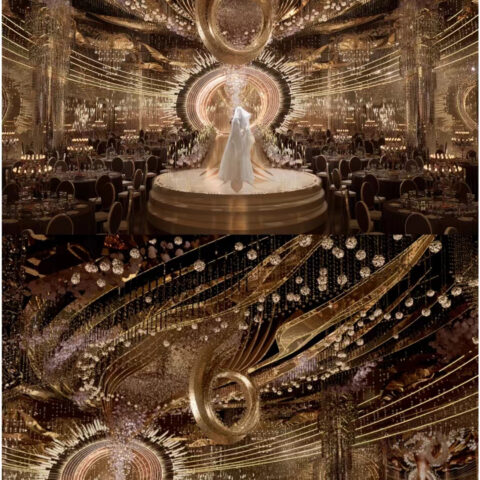 The Chandelier Lights for St. Regis Hotels & Resorts Dutti LED